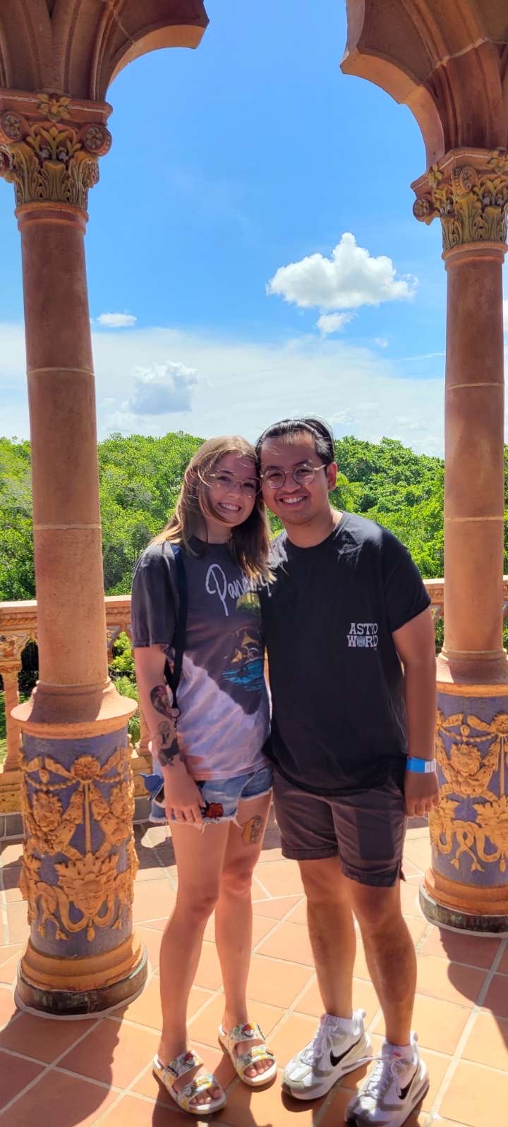 Kaley and Jay in the sunshine